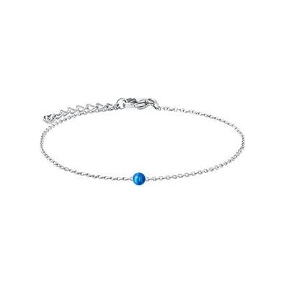 Nubis ocelový náramek s opálem kulička NBP74-OP05