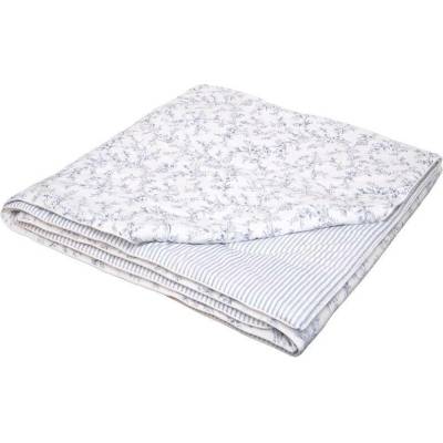 SCANquilt přikrývka CLIMA COOL chladivá lehká hřejivost Sq 1 kytička+proužek 140x200