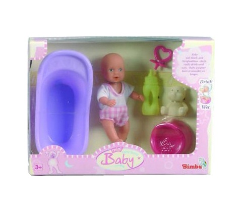 Simba Mini New Born pije a čůrá