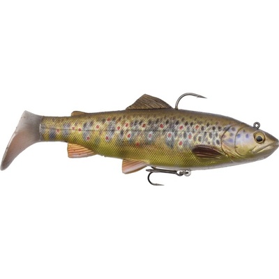 Savage Gear 4D Trout Rattle Shad 17cm 80g MS Dark Brown Trout
