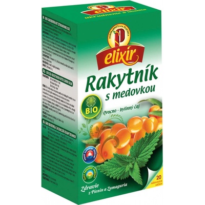 Agrokarpaty Elixír rakytník s meduňkou BIO 20 x 1,5 g