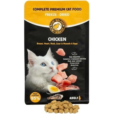 KIWI WALKER Cat Freeze Dried Complete Food Chicken 150 g