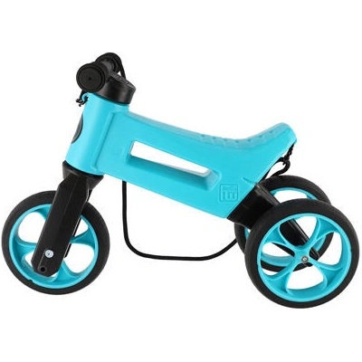 FUNNY WHEELS Rider SuperSport tyrkys 2v1+popruh 28/30cm