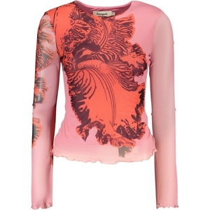 DESIGUAL Дамска блуза с дълъг ръкав desigual, Размер m, Цвят Роза (26swtk50_rs3049)