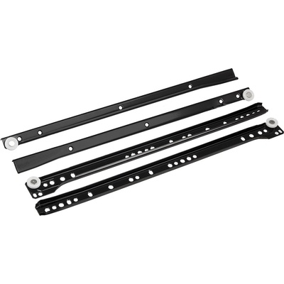 FGV kolieskový výsuv 550 mm/25 kg čierny