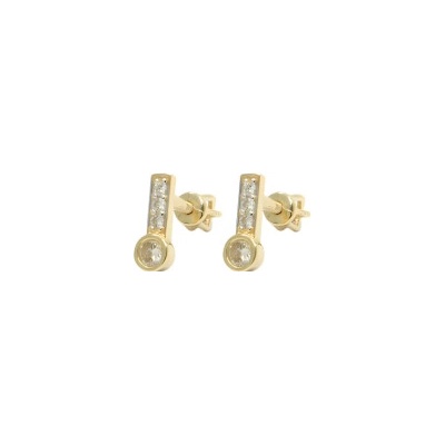 Pattic zlaté náušnice AU 585/1000 2,12 gr KPR183X10504