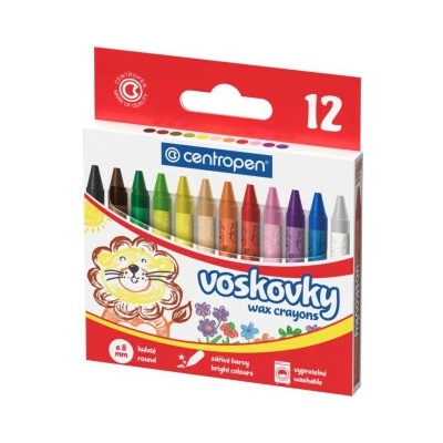 Centropen pastelky voskové 12 barev