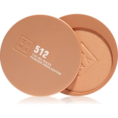 3INA The No-Rules Cream multifunkční líčidlo pro oči rty a tvář Highlighter 512 Soft pearly gold 8 ml