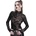 Devil fashion Дамска тениска с дълъг ръкав DEVIL FASHION - Irregular - TT289