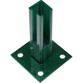 Základová nosná pätka pre plotové stĺpiky 40 x 40 mm zelená