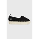 Calvin Klein Jeans Espadrilky PLATFORM ESPADRILLE ML BTW na platforme YW0YW01378 čierna