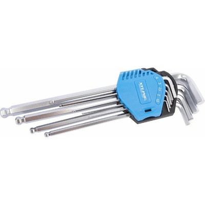 XTLINE XT0816 sada predĺžených IMBUS kľúčov s guličkou 1.5-10 mm, 9 dielov