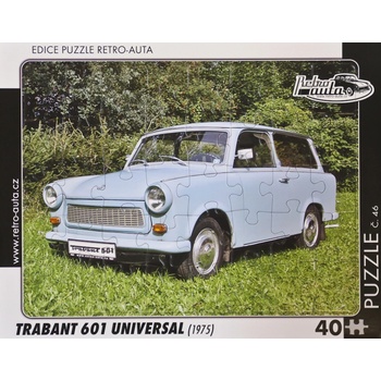 Retro-Auta č. 46 TRABANT 601 UNIVERSAL 1975 40 dílků od 185 Kč - Heureka.cz