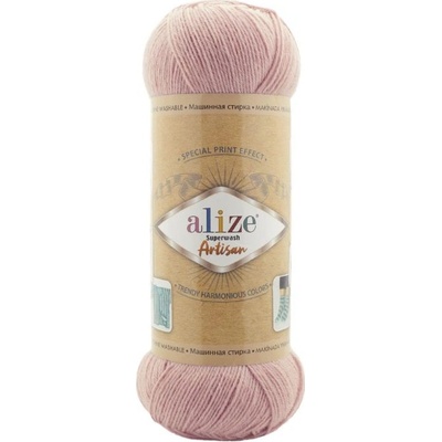 Alize Příze Superwash Artisan 161 starorůžová