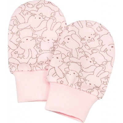 Esito Bavlněné rukavičky pro miminko Zája Delicate pink růžová