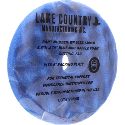 Lake Country Blue Finessing Waffle Pro 140 mm