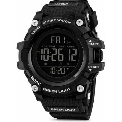 Leguon Strikewatch часовник, черен (LG000919.black)