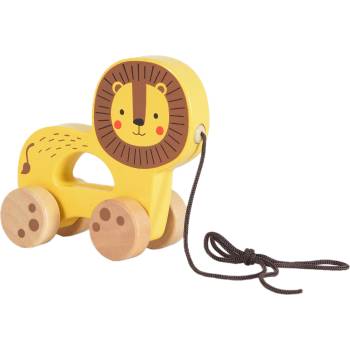 Image 1 of Tooky Toy Дървена играчка за дърпане Tooky Toy - Лъвче (110169)