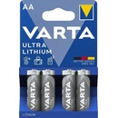 Primárne batérie VARTA Ultra Lithium AA 4ks 6106301404