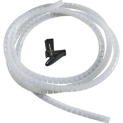 262033 Spirála svazkovací včetně nástroje 25 - 54 mm bílá (balení 2m), Haupa