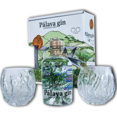 Pálava Gin London Dry 0,5 l (2 sklenice Květná)