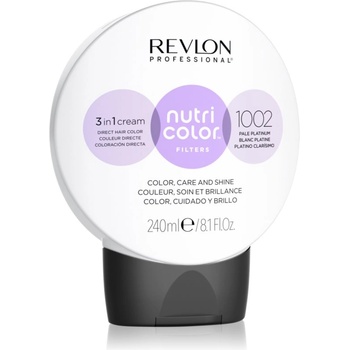 Revlon Nutri Color Filters Metal-Ice подхранваща тонираща маска за професионална употреба 1002 240ml