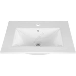 Comad UM-CFP LAVA 60D - Вградена мивка LAVA 61x46 см керамика/бял гланц (CM0007)