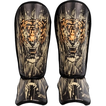 VENUM Детски Протектори за Крака Venum Tiger Kids Black/Neon Orange - L