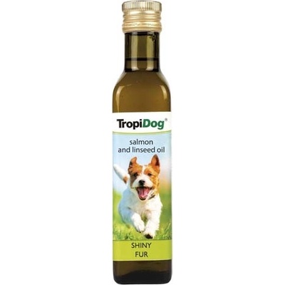 TropiDog Lososový a ľanový olej pre psov 750 ml