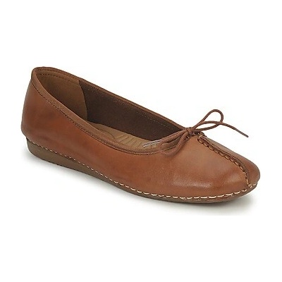 Clarks balerínky Freckle ice hnedé