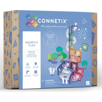 Connetix Pastel Ball Run Expansion Pack 80 ks