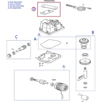 PRME05R01 kit pre METRO3000R01/ME3010