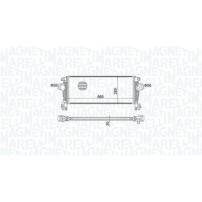 Chladič plniaceho vzduchu MAGNETI MARELLI 351319205070