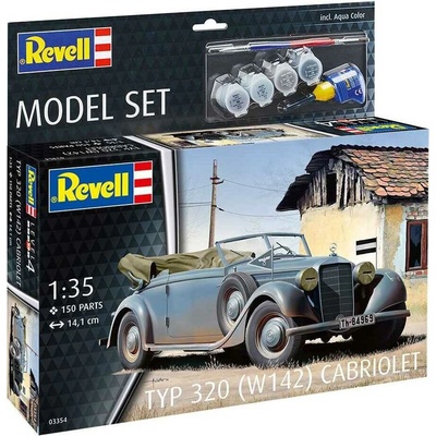 REVELL ModelSet auto 63354 Typ 320 W142 Cabriolet 1:35