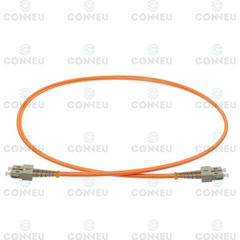 Conneu SC-SC мултимод OM2 дуплекс 2мм оптичен пач кабел & mdash; 1 метър (CNFJ-SCSCOM2DOR2mm-1)