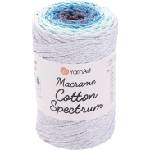 YARNART Macrame Cotton Spectrum 225 m 1304 Grey Blue юта (Macrame Cotton Spectrum 1304)