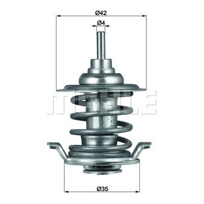 Termostat, chladivo MAHLE TX 59 83