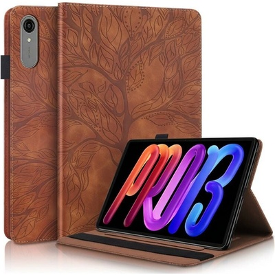 Vsetkonamobil 143448 ART TREE Zaklápacie puzdro pre Lenovo Idea Tab Pro Gen 2 hnedé