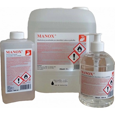 Manox tekutá dezinfekcia na ruky 5 l