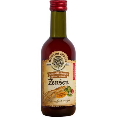 Klášterní officína Bylinkový sirup ženšen 290 g