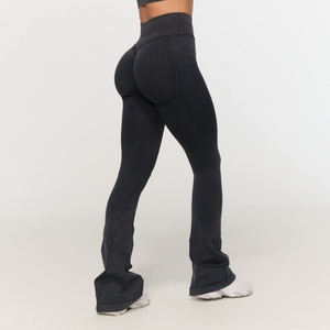 GymBeam Дамско безшевно долнище Fierce Dark Grey S