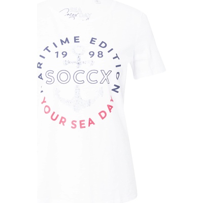 Soccx Тениска бяло, размер XL