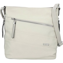 Trendy dámská koženková crossbody kabelka Tande šedá