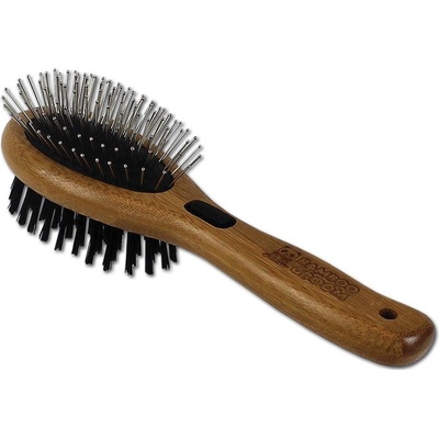 Bamboo Groom Bambusový kombinovaný kartáč vel. L