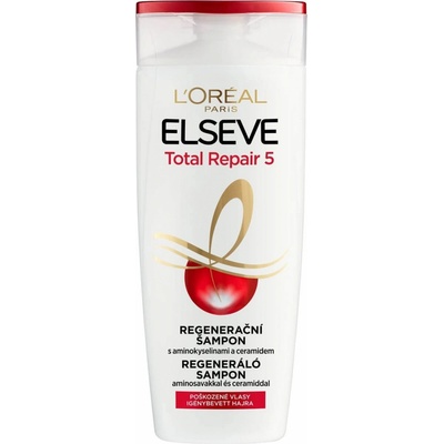 L'Oréal Elséve Total Repair 5 šampón proti lupinám na poškodené a oslabené vlasy 400 ml
