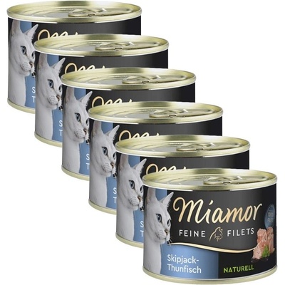 Miamor Feine Filets Naturell tuniak 6 x 156 g