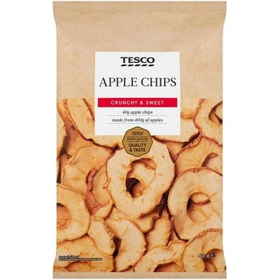 Tesco Sušené jablkové lupienky 40 g