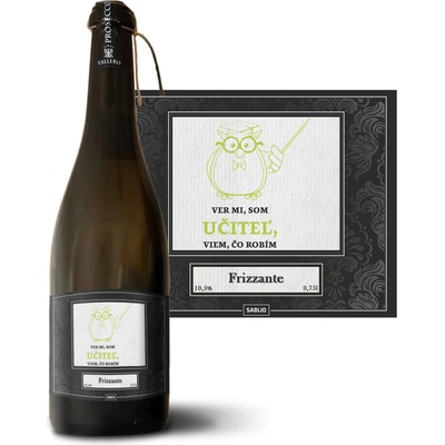 Sablio Ver mi, som učiteľ, viem, čo robím Prosecco biele suché šumivé víno 10,5 % 0,75 l (holá fľaša)