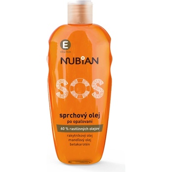 Nubian SOS ošetrujúci sprchový olej po opaľovaní 200 ml