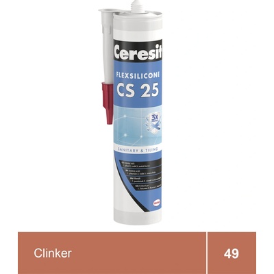 Ceresit CS 25 sanitární silikon 280 g clinker